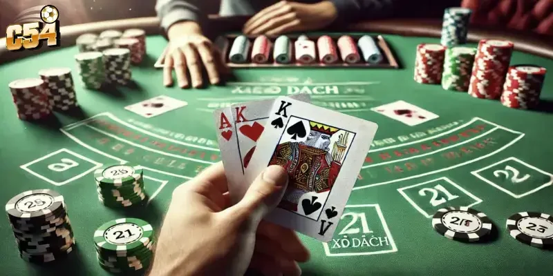 Đánh xì dách không thua C54: 5 Chiến thuật đè bẹp nhà cái 3 Đánh xì dách không thua C54 với kỹ thuật tách bài và gấp đôi tiền cược